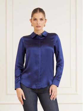Guess Guess Top 163727 Niebieski Classic Fit
