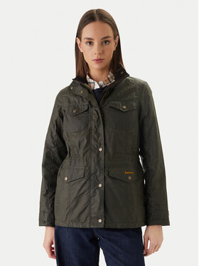 Barbour Barbour Prechodná bunda Summer Sapper Wax LWX1536OL51 Zelená Regular Fit
