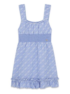 Guess Guess Sukienka codzienna J6GK22 WR300 Błękitny Regular Fit