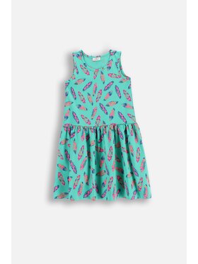 Coccodrillo Coccodrillo Každodenní šaty WC6129302VGB-013 Tyrkysová Regular Fit