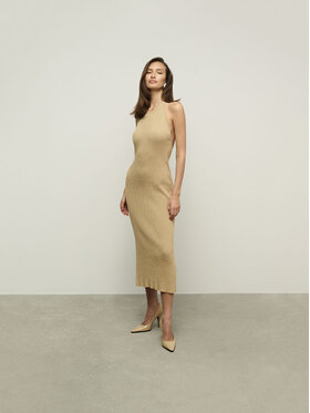 La Mania La Mania Vestito da giorno SUNKISSED Beige Classic Fit