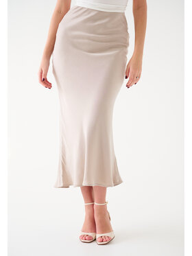 Leimann Leimann Spódnica Julia Beżowy Slim Fit