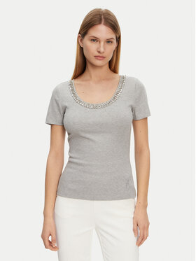 Marciano Guess Marciano Guess T-Shirt 5RGP18 6299A Γκρι Regular Fit