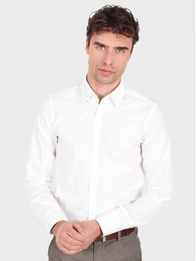 Evenemen Evenemen Koszula HELSINKI Biały Slim Fit