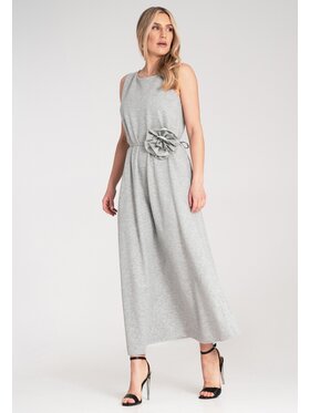 FIGL FIGL Koktejlové šaty M1191 Sivá Flared Fit