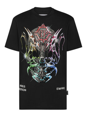 PHILIPP PLEIN PHILIPP PLEIN T-Shirt 893 Czarny Regular Fit