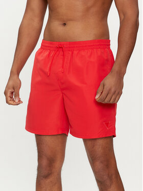 Guess Guess Pantaloni scurți pentru înot F4GT01 WG282 Roșu Regular Fit