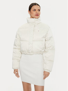 Tommy Jeans Tommy Jeans Kurtka zimowa Satin DW0DW18292 Beżowy Regular Fit