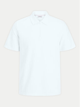 Jack&Jones Jack&Jones Тениска с яка и копчета Benja 12269338 Бял Regular Fit
