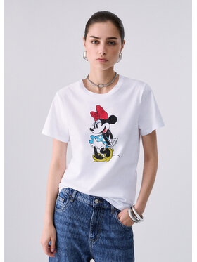 Liu Jo Liu Jo T-shirt WF6441JS904L9550 Bianco Regular Fit