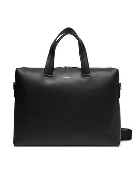 Calvin Klein Calvin Klein Geantă pentru laptop Ck Premium Leather Laptop Bag K50K512939 Negru