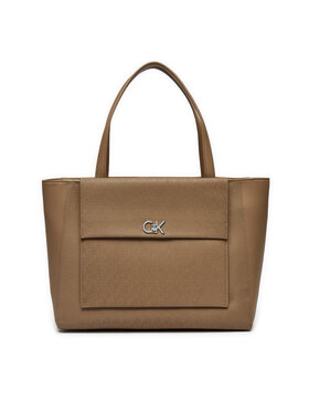 Calvin Klein Calvin Klein Torbica Ck Medium Shopper W/Pocket_Mono K60K613136 Smeđa