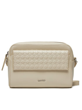 Calvin Klein Calvin Klein Torebka Calvin Mini Quilt Camera Bag K60K611884 Écru