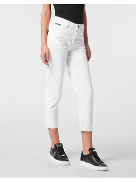 PHILIPP PLEIN PHILIPP PLEIN Jeans 24897 Bianco Mom Fit