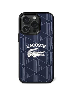 Lacoste Lacoste Etui na telefon Apple iPhone 15 Pro Max Granatowy