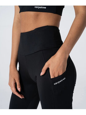 Carpatree Carpatree Legginsy Libra leggings Czarny Fitted Fit