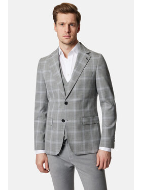 Lancerto Lancerto Marynarka Lucena MA131124000014 Szary Slim Fit