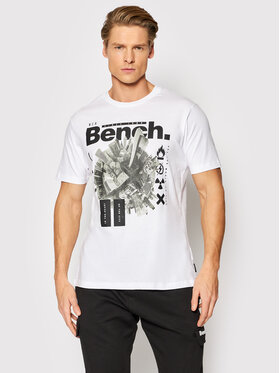 Bench Bench T-shirt Fontaine 117992 Bianco Regular Fit