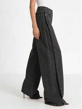MissDenim MissDenim Jeansy Baggy Szary Boyfriend Fit