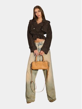 MADE BY SOCIETY MADE BY SOCIETY Kurtka anorak KENZA Jacket - J27558 Brązowy Basic Fit
