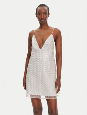 ROTATE ROTATE Rochie cocktail 113710800 Bej Slim Fit