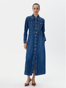 Luisa Spagnoli Luisa Spagnoli Sukienka jeansowa Pagella 541651 Niebieski Regular Fit