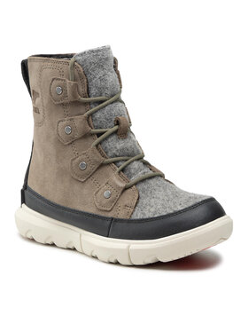 Sorel Sorel Škornji za sneg Explorer II Joan Felt Wp NC4461-3655 Zelena