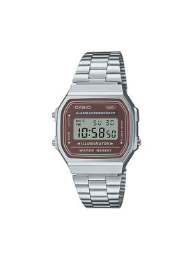 Casio Casio Zegarek A168WA-5AYES Srebrny