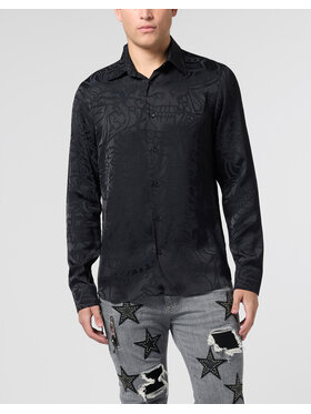 PHILIPP PLEIN PHILIPP PLEIN Koszula 30016 Czarny Regular Fit