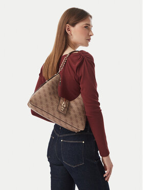 Guess Guess Rankinė Yvonne HWSG23 78010 Šviesiai ruda