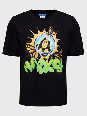 Market Market T-Shirt SMILEY 399001349 Schwarz Regular Fit