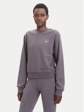adidas by Stella McCartney adidas by Stella McCartney Суитшърт JW4692 Сив Regular Fit