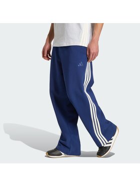 adidas adidas Spodnie materiałowe 167693 Niebieski jasny Loose Fit