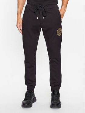 Versace Jeans Couture Versace Jeans Couture Spodnji del trenirke 75GAAT06 Črna Regular Fit