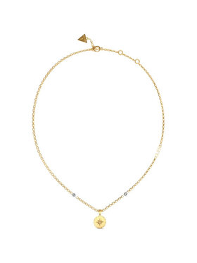 Guess Guess Naszyjnik JUBN02201JWYGT/U Złoty