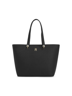 Tommy Hilfiger Tommy Hilfiger Sac à main Th Emblem Tote AW0AW15178 Noir