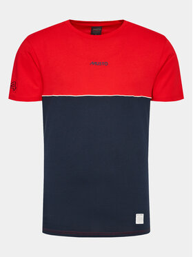 Musto Musto T-Shirt 64 Channel 82505 Rot Regular Fit