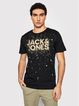 Jack&Jones Jack&Jones T-Shirt New Splash 12200387 Czarny Regular Fit