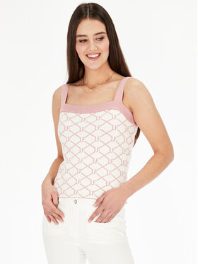 L’AF L’AF Top Laf Biały Slim Fit