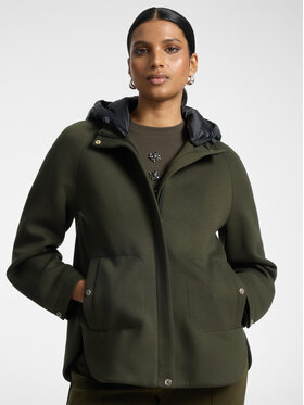 Elena Mirò Elena Mirò Płaszcz zimowy 8015Z000043N035 Zielony Regular Fit