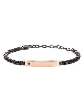 Breil Breil Bracciale TAG AND CROSS Nero