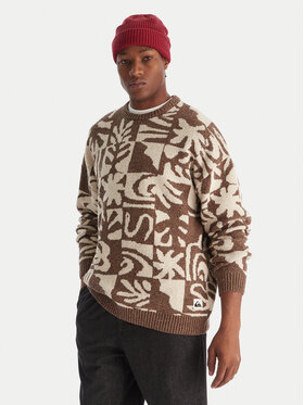 Quiksilver Quiksilver Pullover Hall City EQYSW03329 Braun Regular Fit
