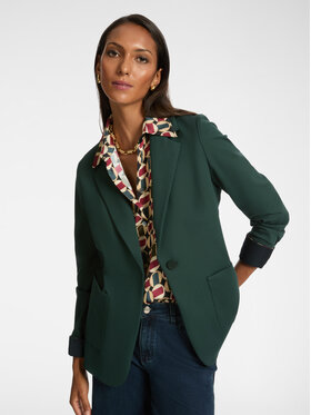 Elena Mirò Elena Mirò Kurtka outdoor R053P000089N035 Zielony Slim Fit