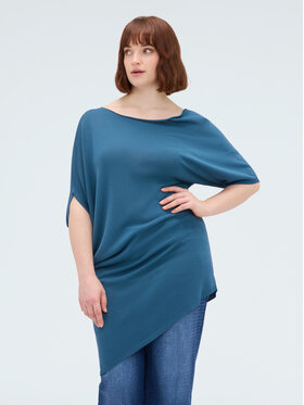 Fiorella Rubino Fiorella Rubino Maglione M247E002269N024 Turchese Flared Fit