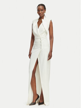 Elisabetta Franchi Elisabetta Franchi Vakarkleita AB-R31-61E2 Balts Regular Fit