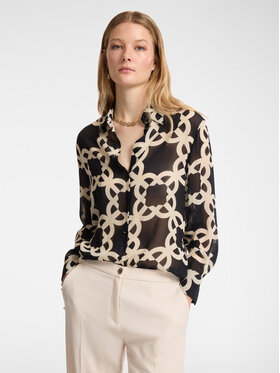 Elena Mirò Elena Mirò Camicia 5155P200217N001 Nero Regular Fit