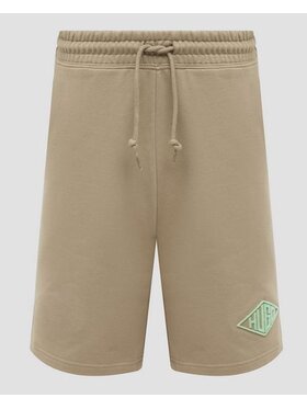 HUGO HUGO Szorty materiałowe Damtus Brązowy Regular Fit