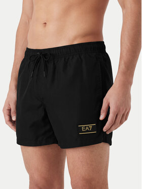 EA7 Emporio Armani EA7 Emporio Armani Plavecké šortky 7M001713 AF21248 UC001 Černá Regular Fit