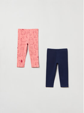 OVS OVS 2er-Set Leggings 1843675 Bunt Slim Fit