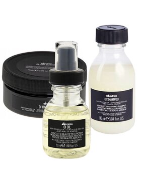 Davines Davines Zestaw OI do każdego rodzaju włosów Masło 75ml Olejek 50ml Szampon 90ml Zestaw kosmetyków